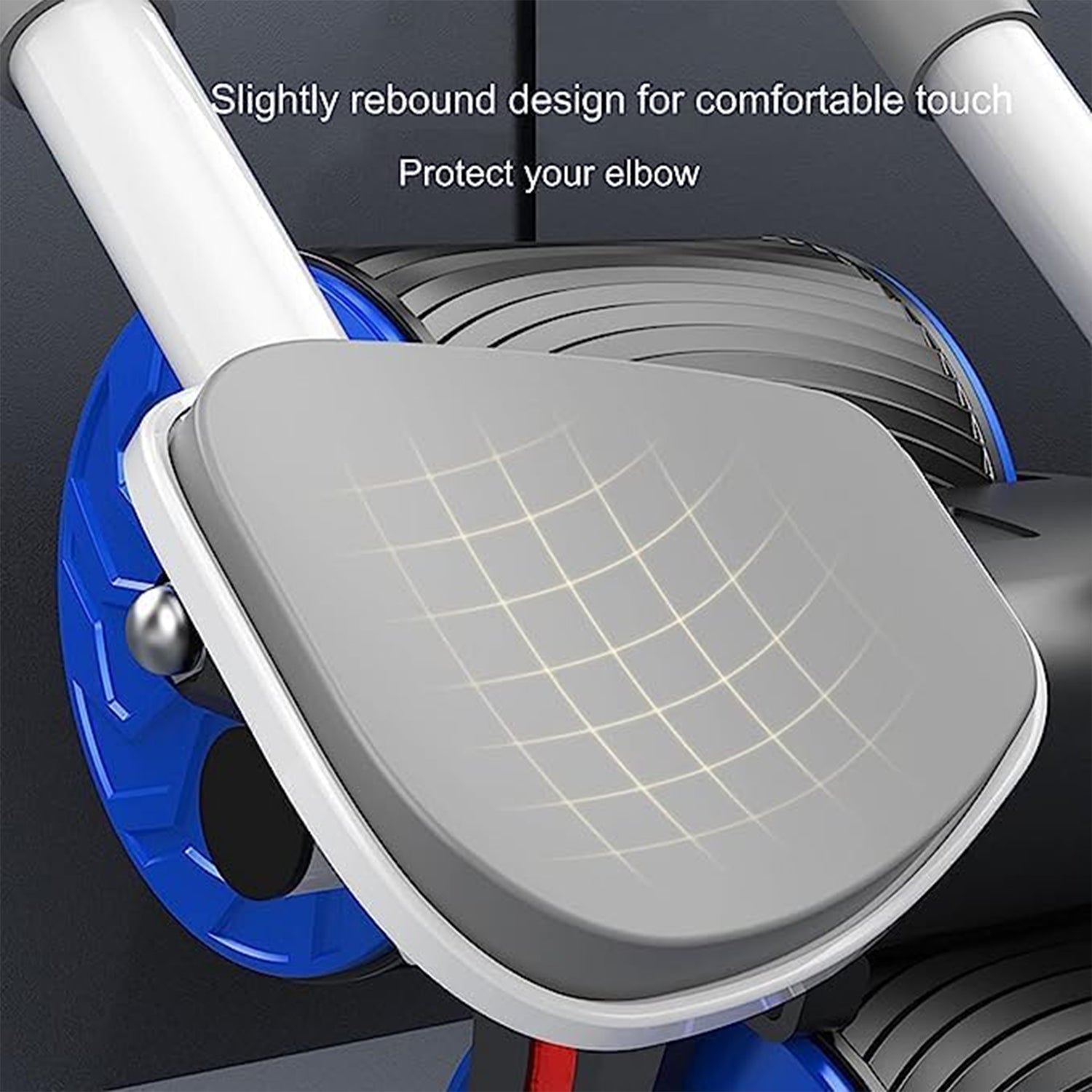 Abdominal Roller Wheel, Automatic Rebound Sponge Handle, Double Wheel Abdominal Roller, Non-Slip Timer Function with Elbow Support for Exercises for Body Fitness Strength Training Home Gym Abdominal Roller Wheel, Automatic Rebound Sponge Handle, Double Wheel Abdominal Roller, Non-Slip Timer Function with Elbow Support for Exercises for Body Fitness Strength Training Home Gym